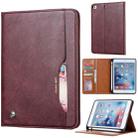 Knead Skin Texture Horizontal Flip Leather Case for iPad Mini 2019, with Photo Frame & Holder & Card Slots & Wallet & Pen Slot (Wine Red) - 1