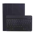 A11B 2020 Ultra-thin ABS Detachable Bluetooth Keyboard Tablet Case for iPad Pro 11 inch (2020), with Pen Slot & Holder (Black) - 1