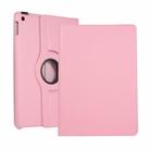 For iPad 10.2 / iPad Air 2019 10.5 / iPad 10.2 2020 Litchi Texture Horizontal Flip 360 Degrees Rotation Leather Case(Pink) - 1