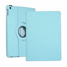 For iPad 10.2 / iPad Air 2019 10.5 / iPad 10.2 2020 Litchi Texture Horizontal Flip 360 Degrees Rotation Leather Case(Sky Blue) - 1