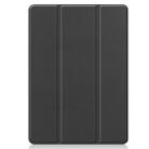 For iPad 10.2 2021 / 2020 / 2019 Custer Texture Horizontal Flip Smart TPU Leather Case with Sleep / Wake-up Function & Three-folding Holder & Pen Slot(Black) - 2