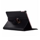 Litchi Texture Horizontal Flip 360 Degrees Rotation Leather Case for iPad Mini 2019, with Holder & Sleep / Wake-up Function (Black) - 1