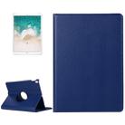 Litchi Texture 360 Degree Spin Multi-function Horizontal Flip Leather Protective Case with Holder for iPad Pro 10.5 inch / iPad Air (2019) (Navy Blue) - 1