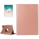 Litchi Texture 360 Degree Spin Multi-function Horizontal Flip Leather Protective Case with Holder for iPad Pro 10.5 inch / iPad Air (2019) (Rose Gold) - 1
