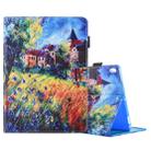 For iPad Pro 10.5 inch Painted Village Pattern Horizontal Flip Leather Case with 3 Gears Holder & Card Slots - 1