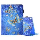 For iPad Pro 10.5 inch Butterfly Pattern Horizontal Flip Leather Case with 3 Gears Holder & Card Slots - 1