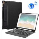 Detachable Bluetooth Keyboard + Horizontal Flip Leather Tablet Case with Holder for iPad Pro 10.5 inch (Black) - 1