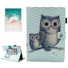 For iPad Pro 10.5 inch Wave Owl pattern Horizontal Flip Leather Protective Case with Holder & Card Slots & Sleep - 1