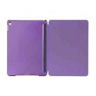 Pure Color Merge Horizontal Flip Leather Case for iPad Pro 10.5 Inch / iPad Air (2019), with Holder (Purple) - 1