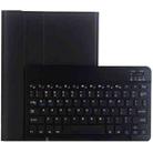 For iPad Pro 10.5 inch Ultra-thin ABS Bluetooth Keyboard Horizontal Flip Leather Tablet Case with Holder (Black) - 1