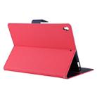 For iPad Pro 10.5 inch Anti-slip Horizontal Flip Leather Protector Case with Holder(Magenta) - 1