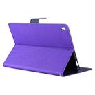 For iPad Pro 10.5 inch Anti-slip Horizontal Flip Leather Protector Case with Holder(Purple) - 1