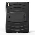 For iPad Pro 10.5 inch Wave Texture Series PC + Silicone Protective Case with Holder (Black) - 2