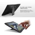 For iPad Pro 10.5 inch Wave Texture Series PC + Silicone Protective Case with Holder (Black) - 6