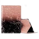 For iPad Pro 10.5 inch (2017) Black Gold Marble Pattern Horizontal Flip Leather Protective Case with Holder & Card Slots & Wallet - 1