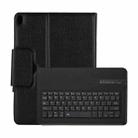 Detachable Bluetooth Keyboard + Litchi Texture Horizontal Flip Leather Tablet Case with Holder for iPad Pro 11 inch (2018)(Black) - 1