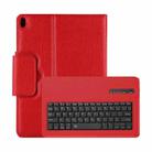 Detachable Bluetooth Keyboard + Litchi Texture Horizontal Flip Leather Tablet Case with Holder for iPad Pro 11 inch (2018)(Red) - 1