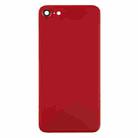 Glass Battery Back Cover for iPhone SE 2020(Red) - 2