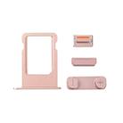 Side Buttons + SIM Card Tray for iPhone SE(Rose Gold) - 2