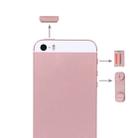 Side Buttons + SIM Card Tray for iPhone SE(Rose Gold) - 5
