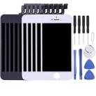 5PCS Black + 5 PCS White TFT LCD Screen for iPhone SE with Digitizer Full Assembly - 1