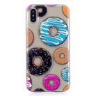 Doughnut Pattern Soft TPU Case for   iPhone X / XS   - 1