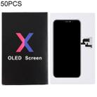 50 PCS Cardboard Packaging Black Box for iPhone X LCD Screen and Digitizer Full Assembly - 1