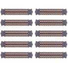 10 PCS Motherboard LCD Display Touch Screen FPC Connector for iPhone X / XS / XS Max - 1
