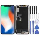 Soft OLED LCD Screen for iPhone X with Digitizer Full Assembly(Black) - 1