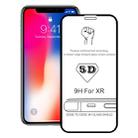 For iPhone XR 9H 5D Explosion-proof Full Glue Full Screen Tempered Glass Film - 1
