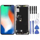 GX Hard OLED LCD Screen for iPhone X with Digitizer Full Assembly (Black) - 1