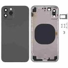 Back Housing Cover with Appearance Imitation of iP13 Pro for iPhone X(Black) - 1