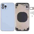 Back Housing Cover with Appearance Imitation of iP13 Pro for iPhone X(Blue) - 1