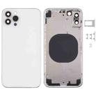 Back Housing Cover with Appearance Imitation of iP13 Pro for iPhone X(White) - 1