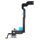 Charging Port Flex Cable for iPhone X (White) - 1