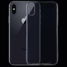 For iPhone X / XS TPU Ultra-thin Transparent Case(Transparent) - 1