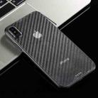For iPhone X 0.01mm Carbon Fiber Material Skin Sticker Back Protective Film - 1