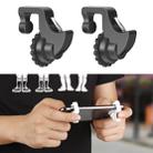 Eat Chicken Mobile Phone Trigger Shooting Controller Button Handle with Phone Holder(Black) - 1