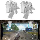 S4 Metal Press Eat Chicken Mobile Phone Trigger Shooting Controller Button Handle (Transparent) - 1