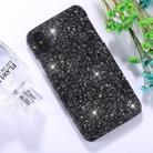 For   iPhone X / XS   Colorful Sequins Paste Protective Back Cover Case (Black) - 1