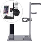 6 in 1 Aluminum Alloy Charging Dock Stand Holder Station for Headphones, AirPods, iPad, Apple Watch, iPhone(Grey) - 1