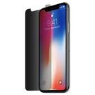 For iPhone X & XS 0.26mm 9H 3D Non-full Screen Highly Transparent Privacy Anti-glare Tempered Glass Film - 1