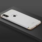 For iPhone X MOFI Three-section Shield Full Coverage Protective Back Cover Case(Silver) - 1