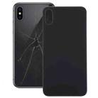 Glass Battery Back Cover for iPhone X(Black) - 1
