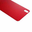 Glass Battery Back Cover for iPhone X(Red) - 4