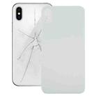 Glass Battery Back Cover for iPhone X(White) - 1