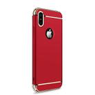 JOYROOM Ling Series for   iPhone X   Three-segment Electroplating PC Protective Back Cover Case(Red) - 1