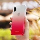 JOYROOM Azure Series for   iPhone X   Gradient Color Style Protective Back Cover(Red) - 1