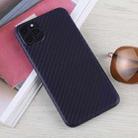 For iPhone 11 Pro Carbon Fiber Texture PP Protective Case (Blue) - 1