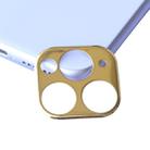 Aluminum Alloy Camera Lens Protector for iPhone 11 Pro / 11 Pro Max(Gold) - 1